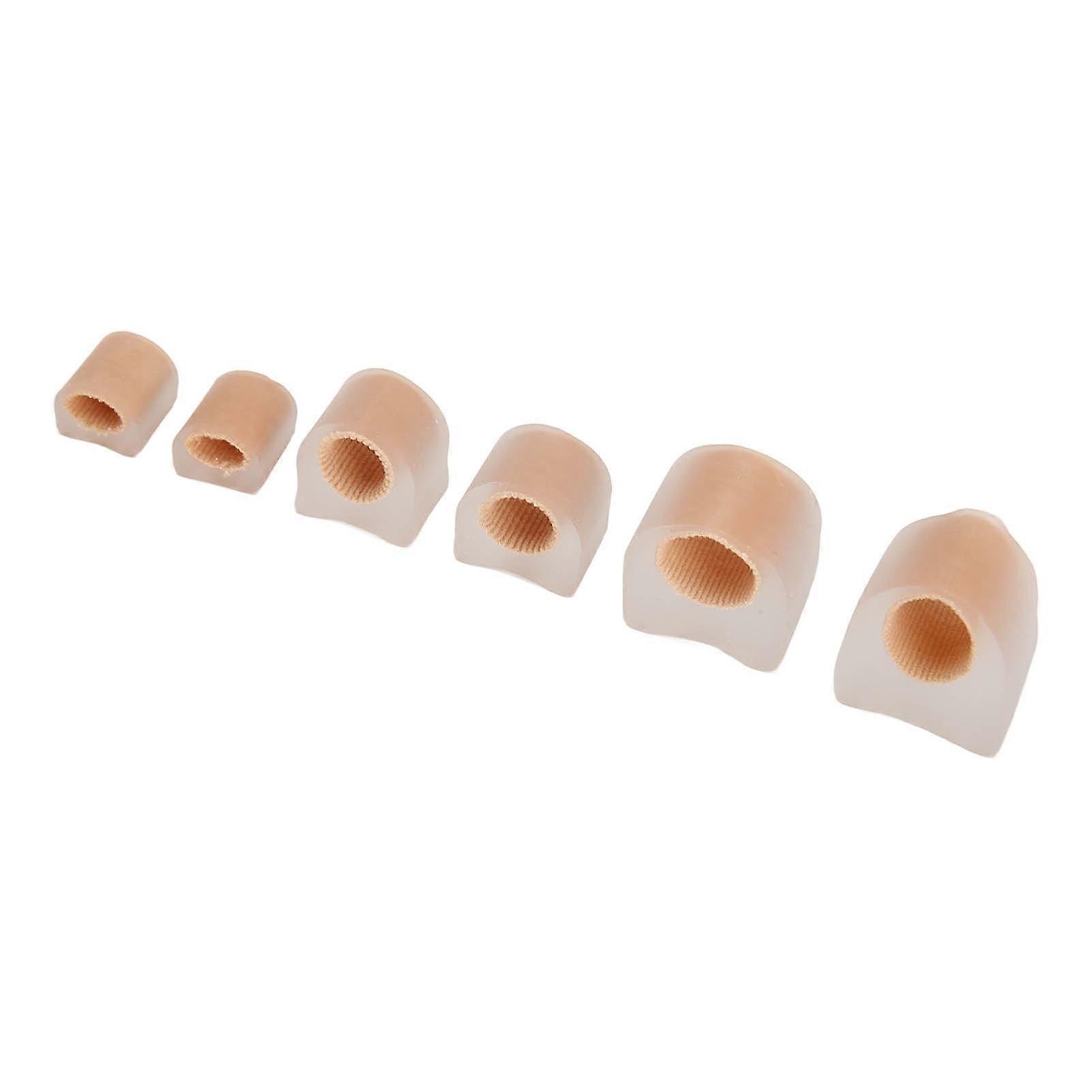 3 Pair Toe Separator Preventing Friction Safe SEBS Bunion Corrector Toe Spacers for Toe Deformation