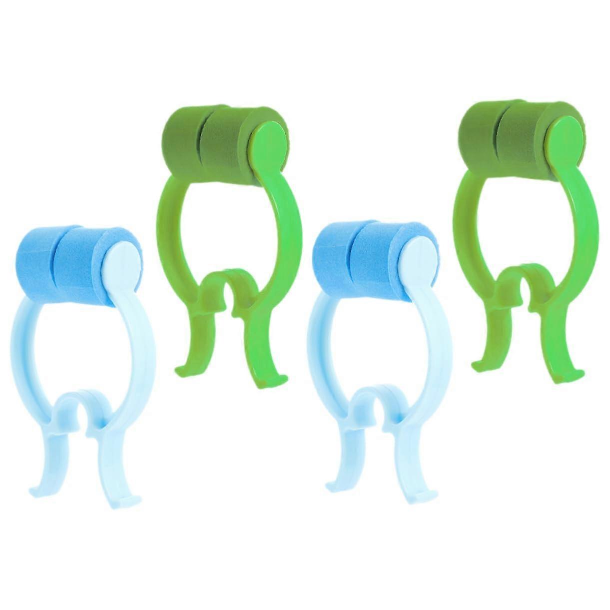 Nose Bleeding Stopper Clips 4 Piece Set Portable Nose Clip For Exercise And Emergency Care
