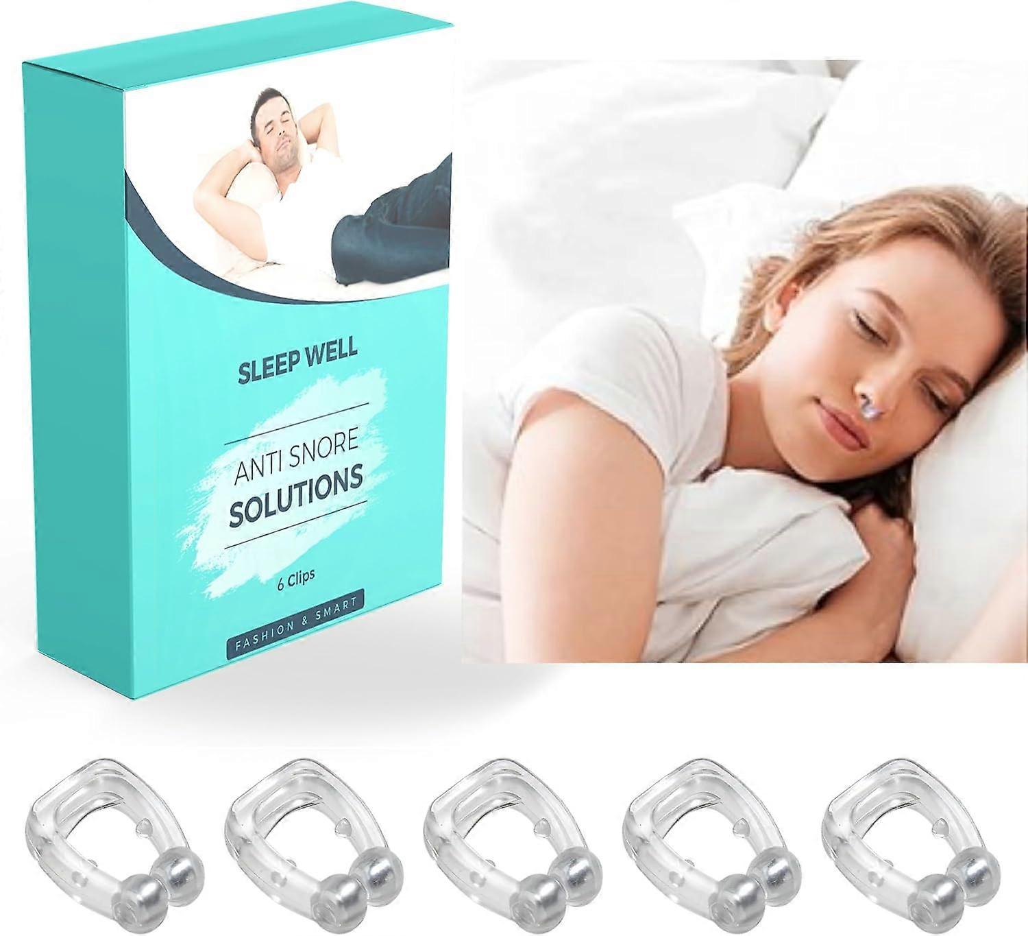 Anti-Snoring Solution | Comfortable Silicone Nose Clip for