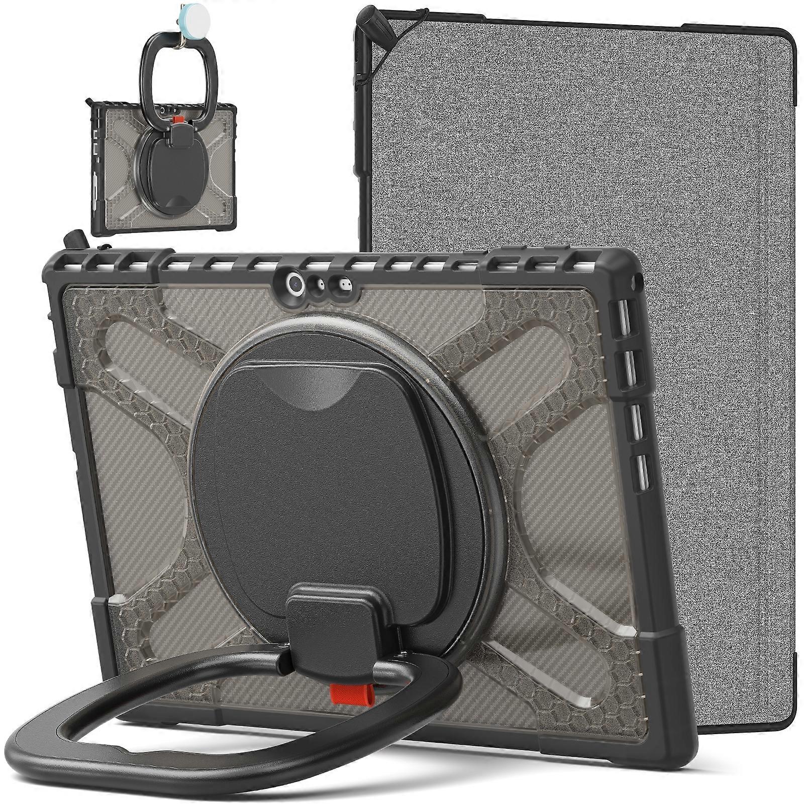 For MicroSoft Surface Pro 4 / 5 / 6 / 7 TPU + PC Tablet Case