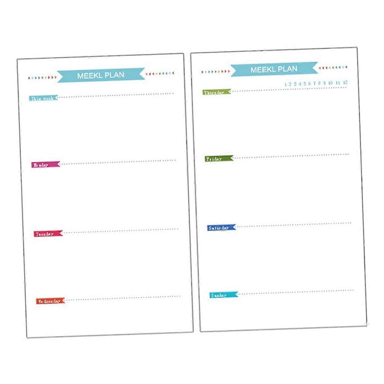 40 Sheets Star Paper Refill Loose Leaf Diary - Refillable Kraft Lined Papers for Binders, School, and Note-Taking