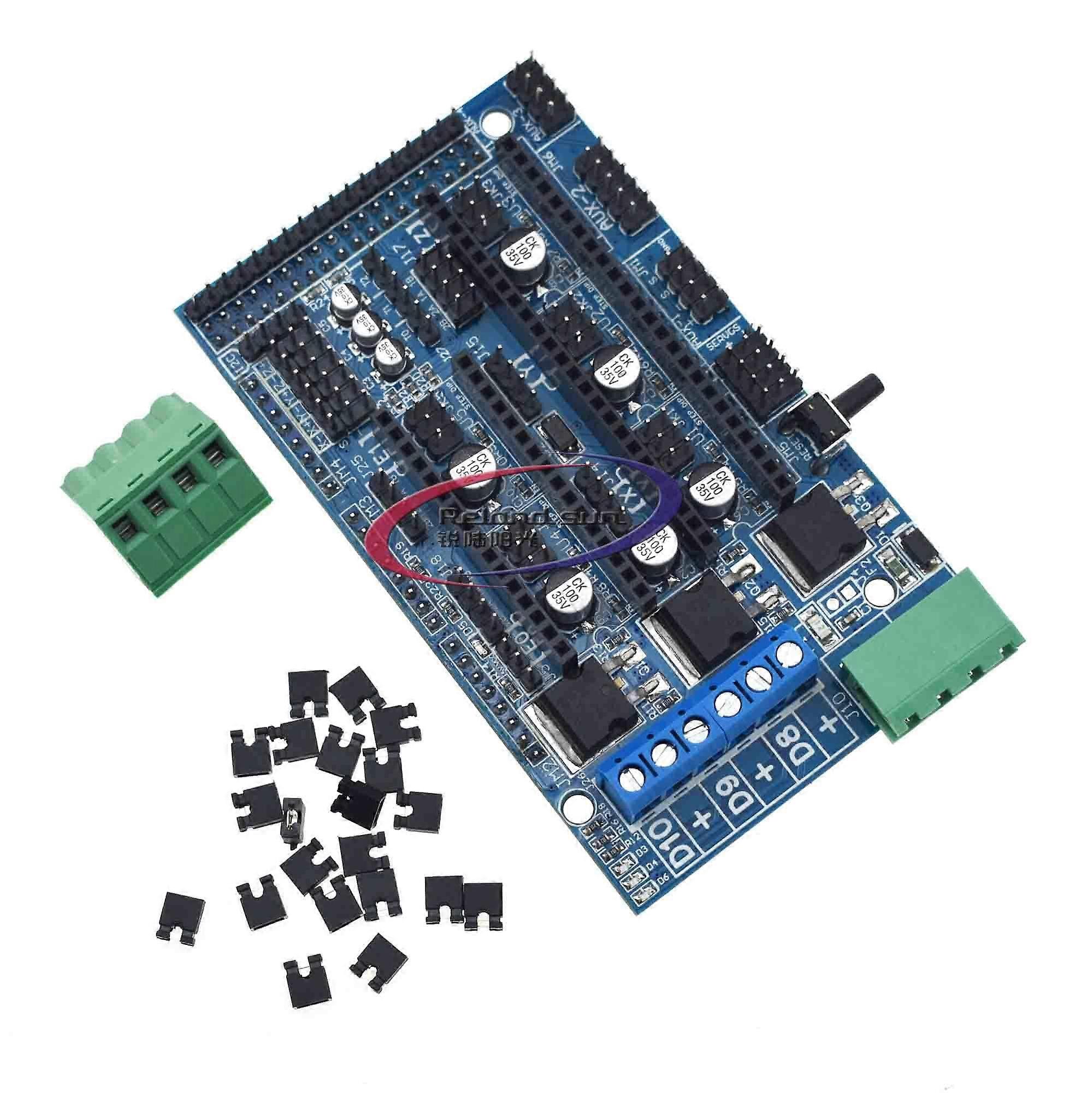 Ramps 1.4 1.5 1.6 3D Printer Motherboard Upgrade Control Panel Board Expansion Board for CNC Machine (1.5)