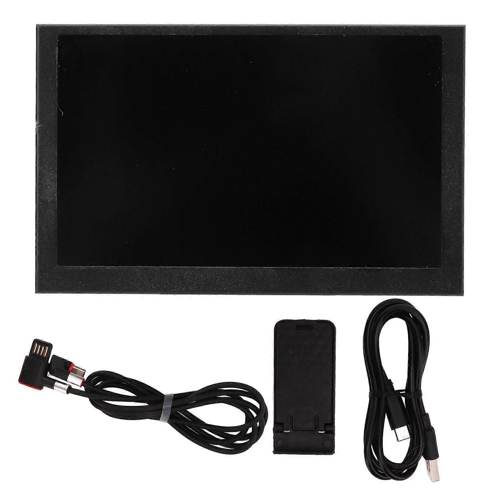 5in Monitor Combination Set IPS Full Viewing Angle USB Interface Display Screen for Mini Chassis Black