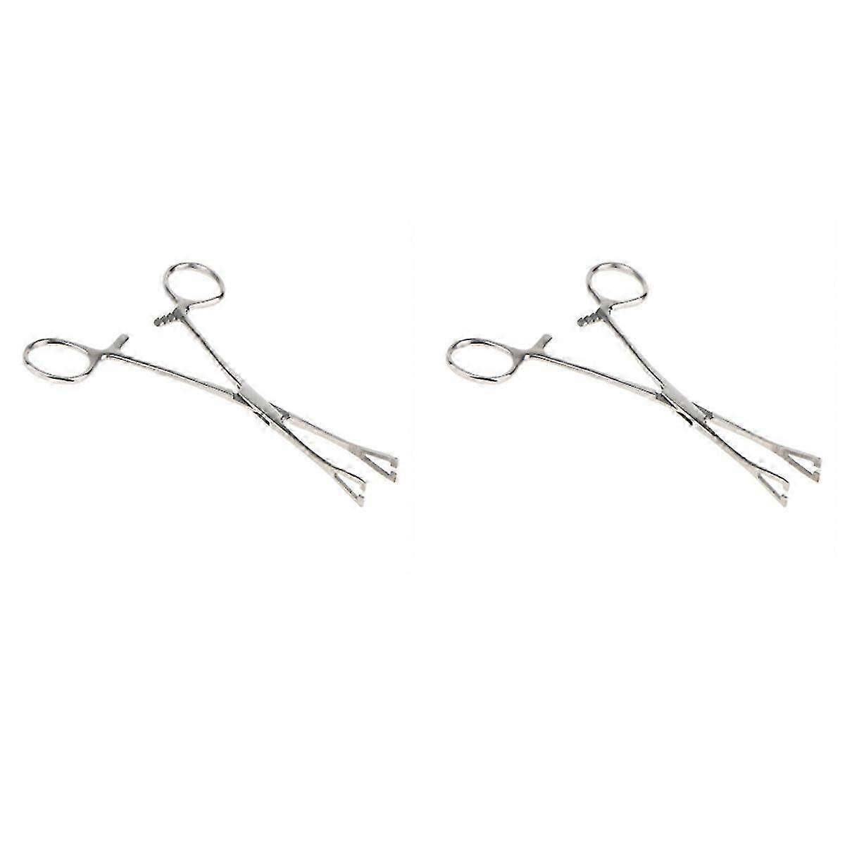 2025 Latest Model 2X Triangle Opening Plier Clamp Piercing Forcep Tool Stainless