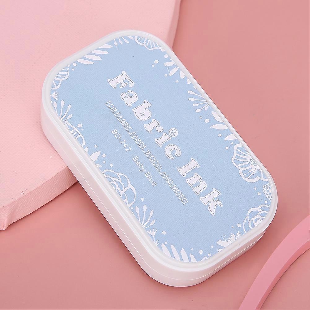Colorful Multiple Purpose Vintage Sponge Schedule Book Scrapbook Stamp Ink Pad Painting AccessoryBD-242 Light Blue
