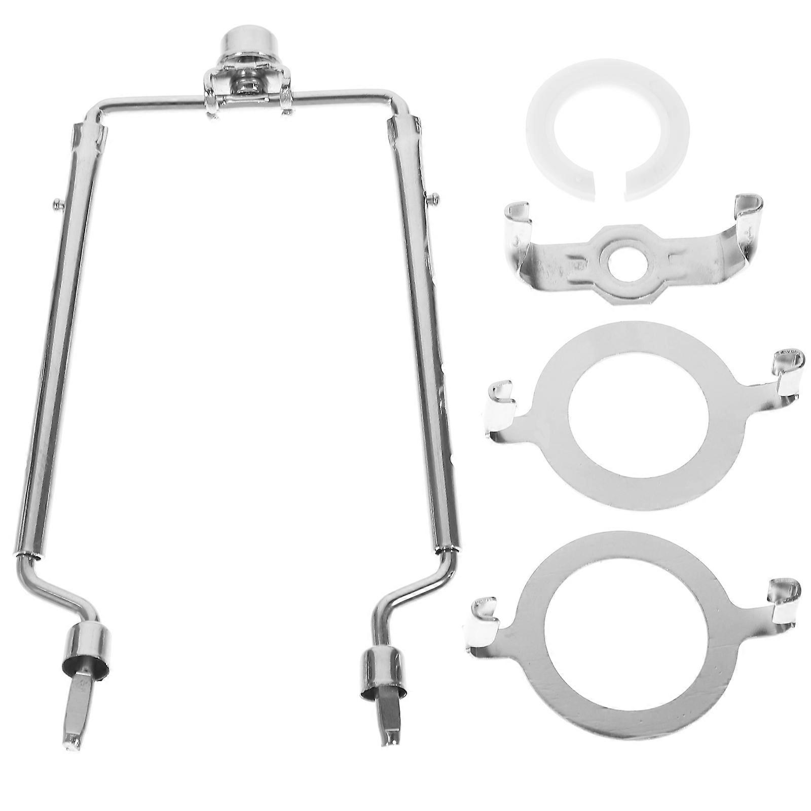 Silver Iron Lamp Harp Set of 1 Easy to Install for 9-12 Inch Shade Heights