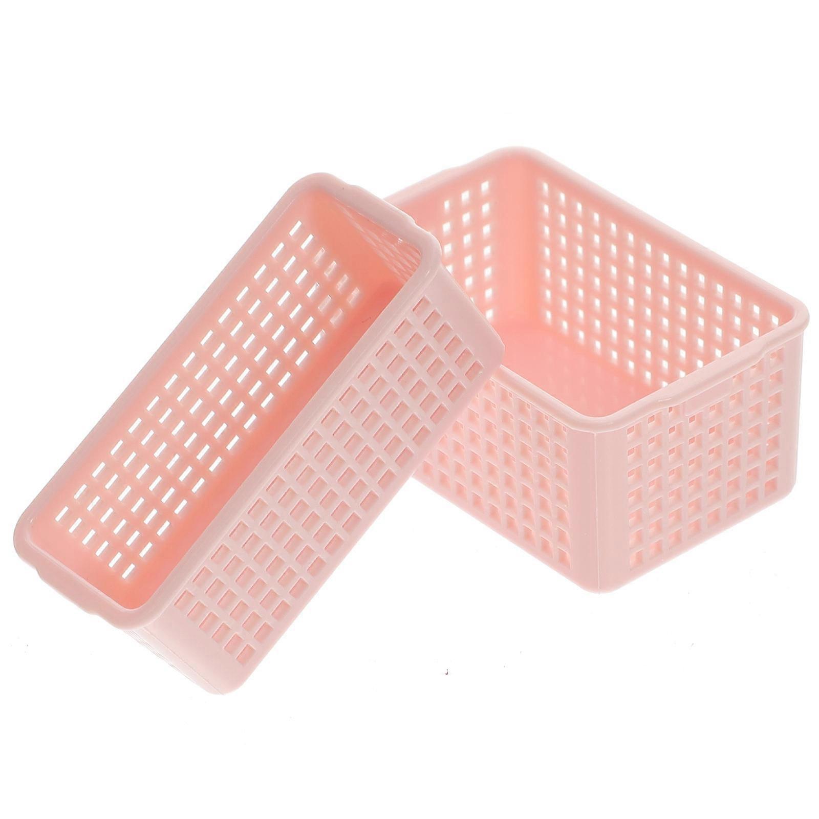 Mini Dollhouse Baskets Abs Material Cultivates Imagination Diy Mini House Decor 2Pcs