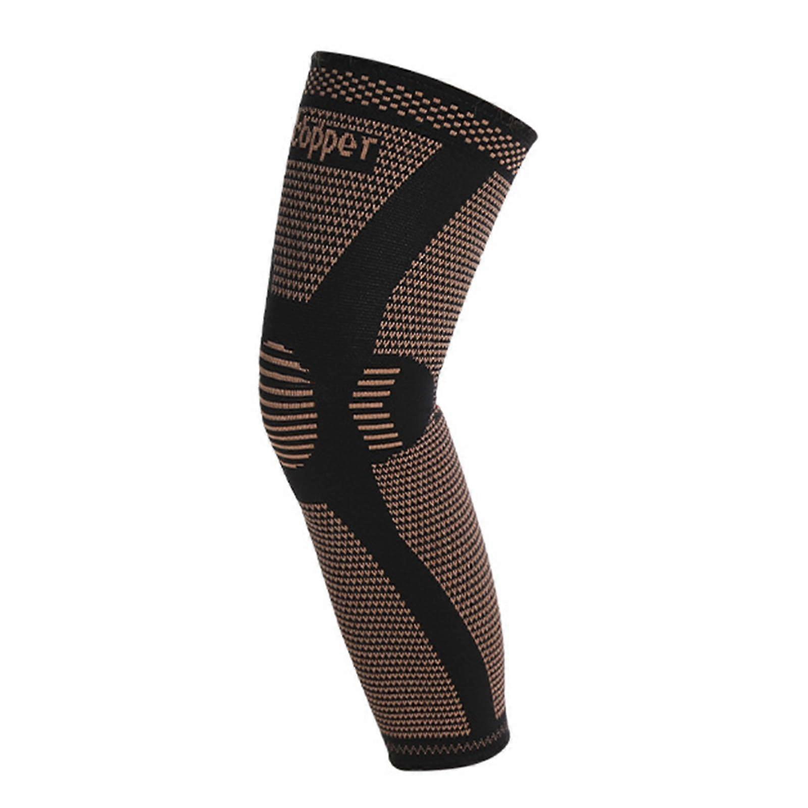 Knee compression sleeves, long knee warmers, training, running, fitness, knee support, weightlifting, stretch kneecap