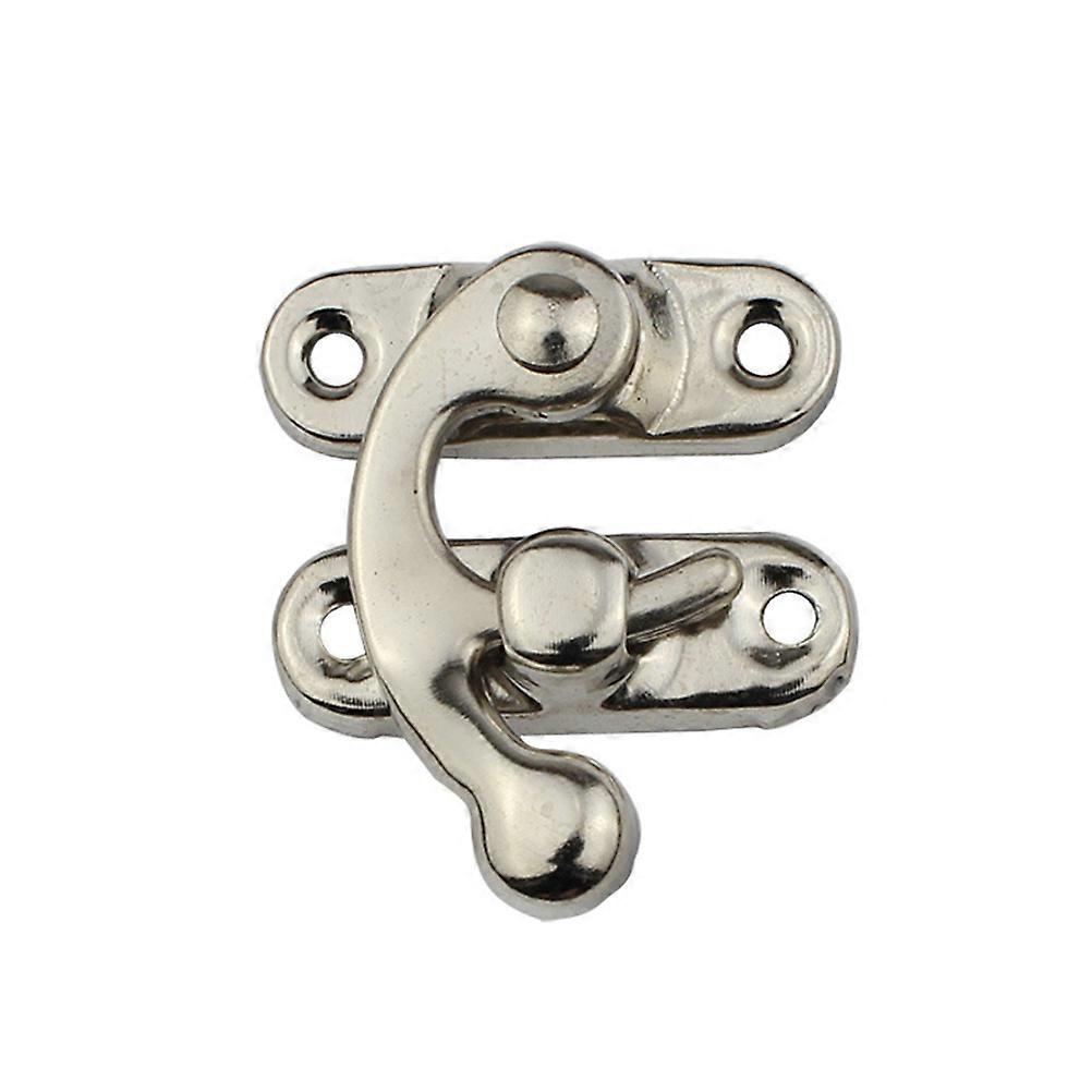 Silver Iron Box Buckle for Wooden Boxes Durable and Safe Easy to Install and Use Fits Various Sizes