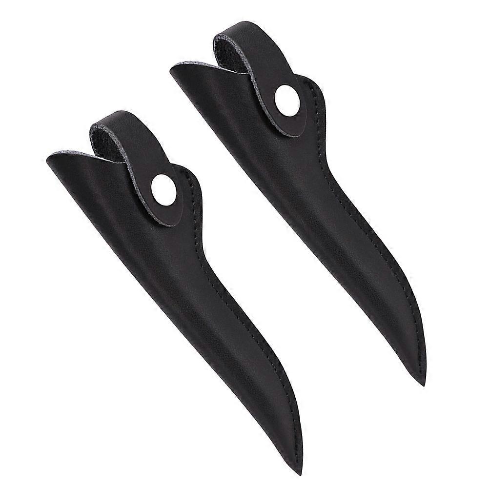Shears Case For Hair Scissors Versatility Home Use Stylish Design Pu Material 2Pcs