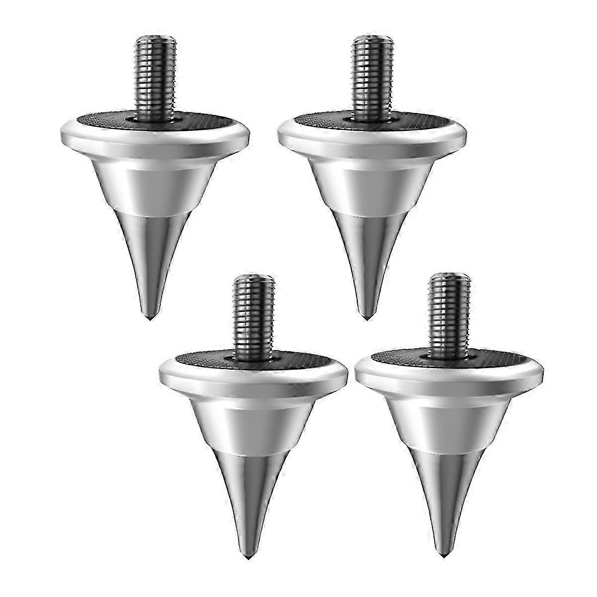 Speaker Isolation Spike Feet Stand Damper Cone for Hifi Audio Turntable Recorder AMP M8 Silver