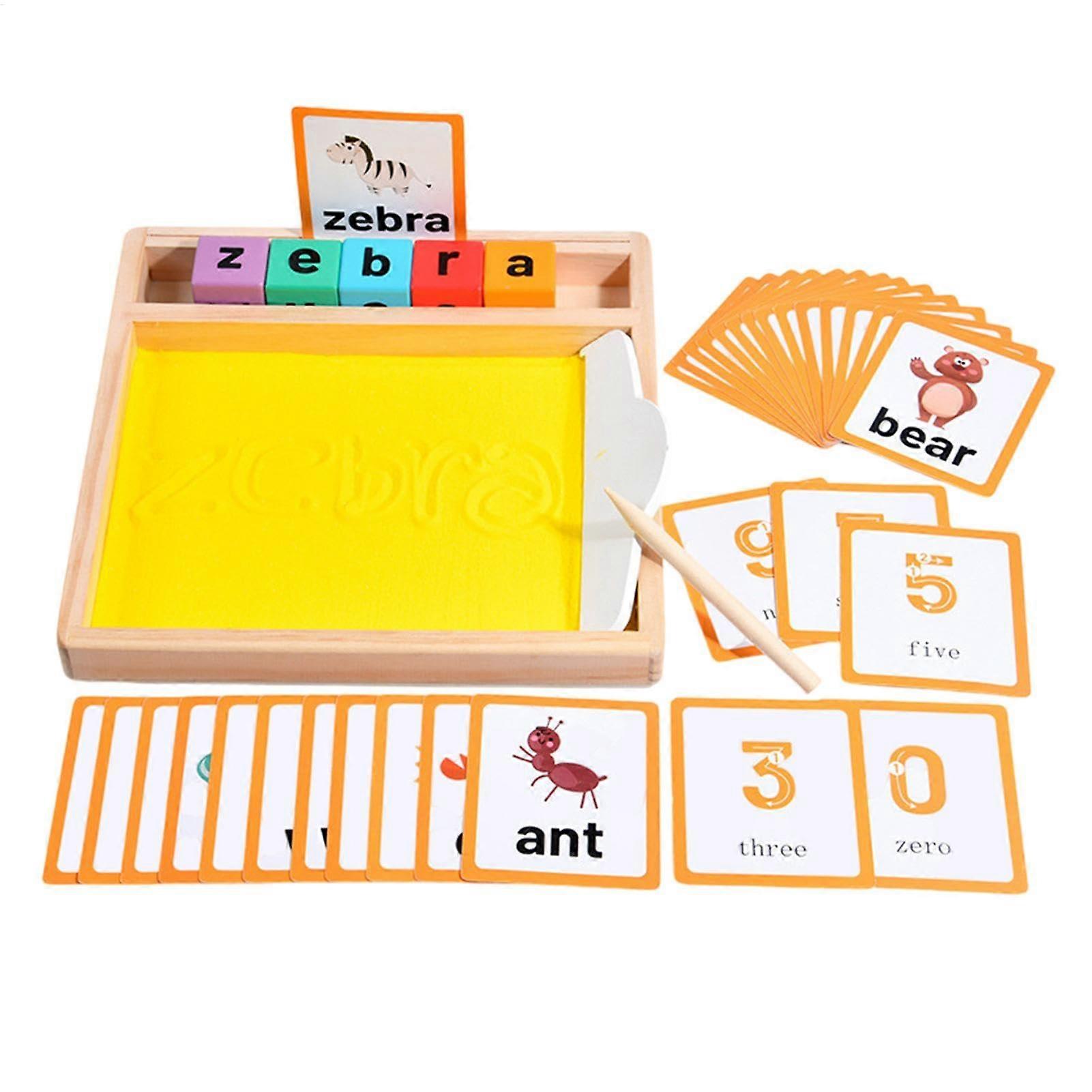 Writing Tablet – Spelling Sets for Kids Wooden Writing Tablets for Learning