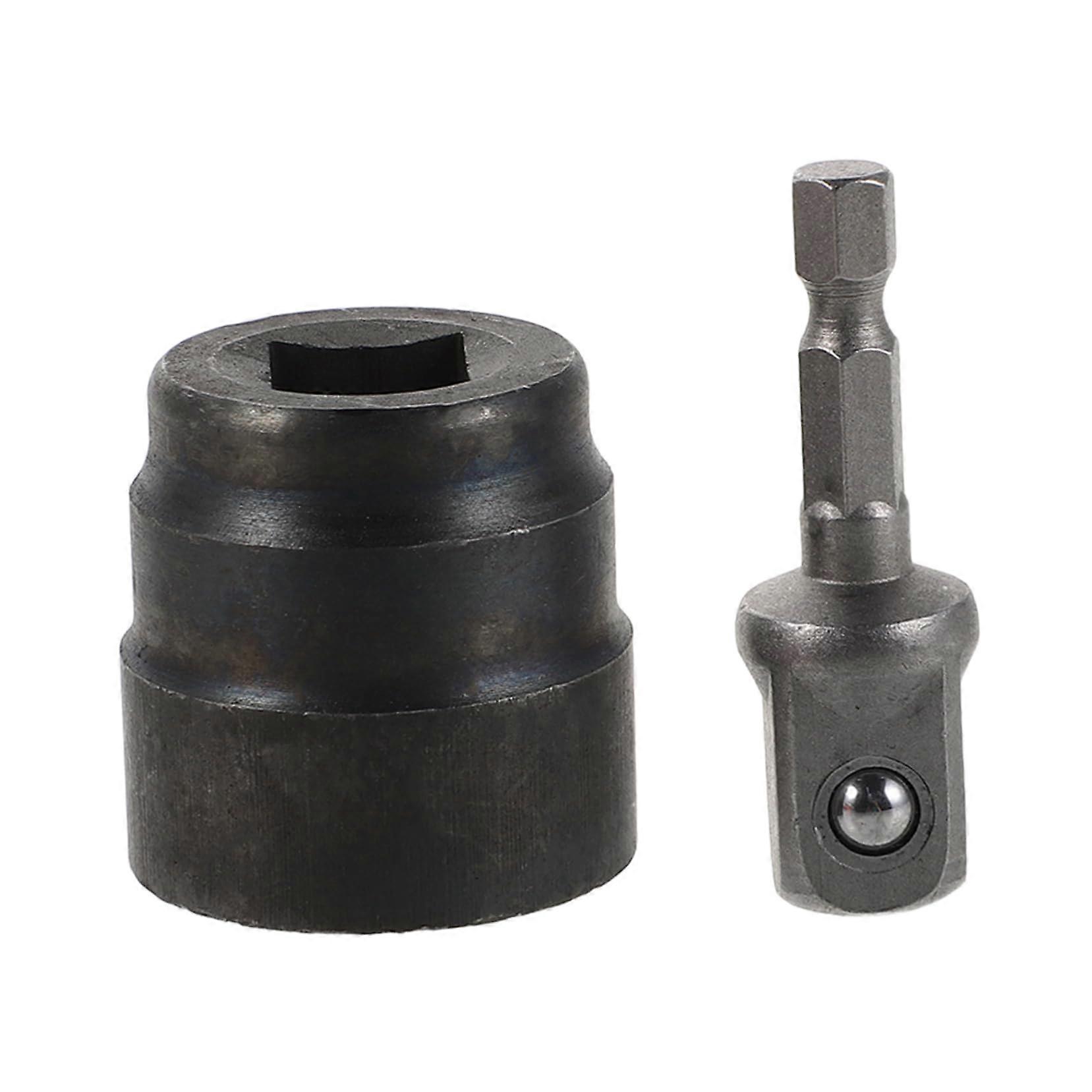 Portable tire change tool with  efficiency for quick wheel mounting, compatible with various vehicle types, compact and efficient for emergencies.