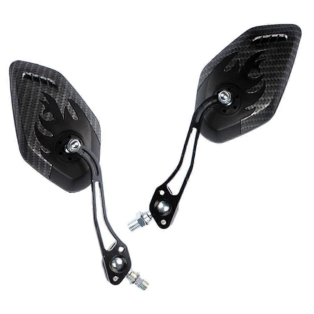 Portable Bike Rearview Mirrors With Reflective Back Technology For Safe Riding On Mountain Trails 4 Pcs Set