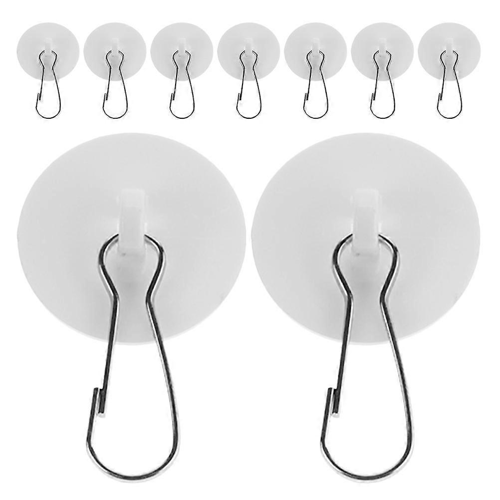 100pcs Adhesive Ceiling Hooks Small Sticky Discs with Hangers No Drill Clear Wall Hooks for Christmas Wedding Decor
