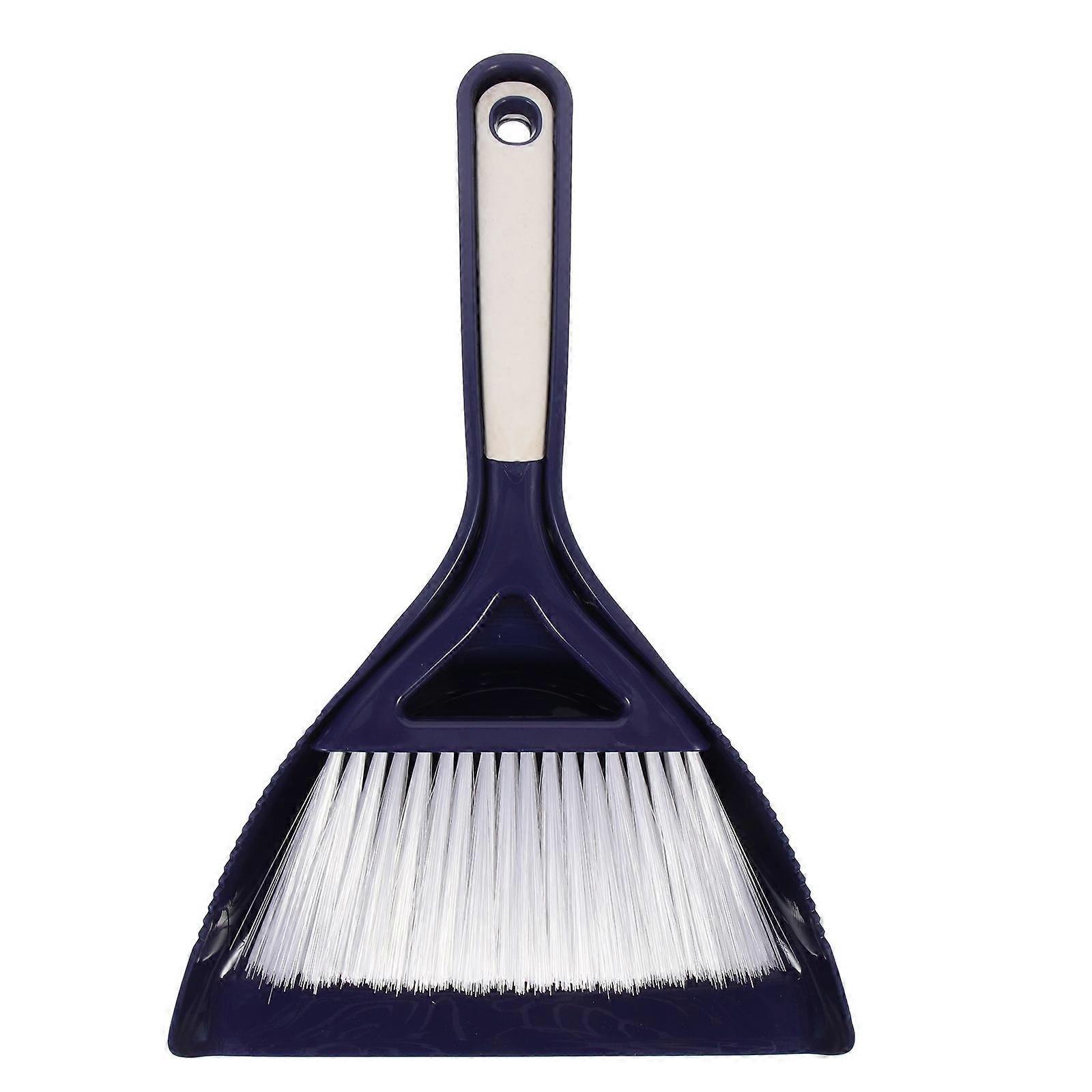 Compact Mini Broom Dustpan Set   Lightweight Tabletop Cleaning Brush for Home, Office, Car, Keyboards, and Counters   Space Saving Design for Easy