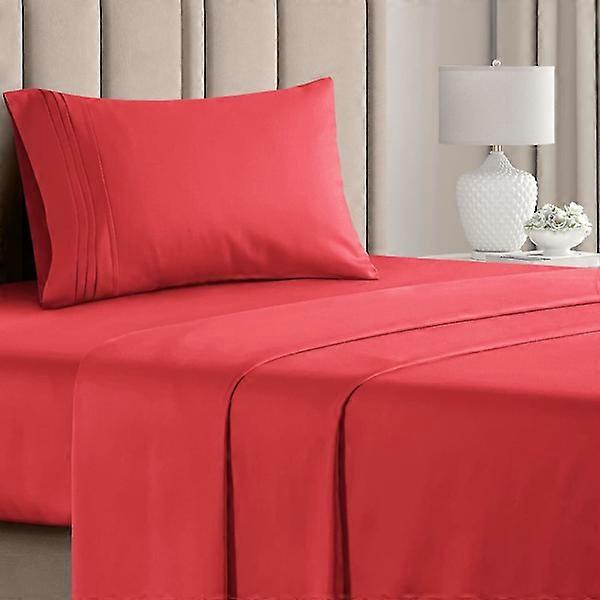 Twin XL Sheet Set, Breathable Cooling Sheets, Extra Soft Sheets