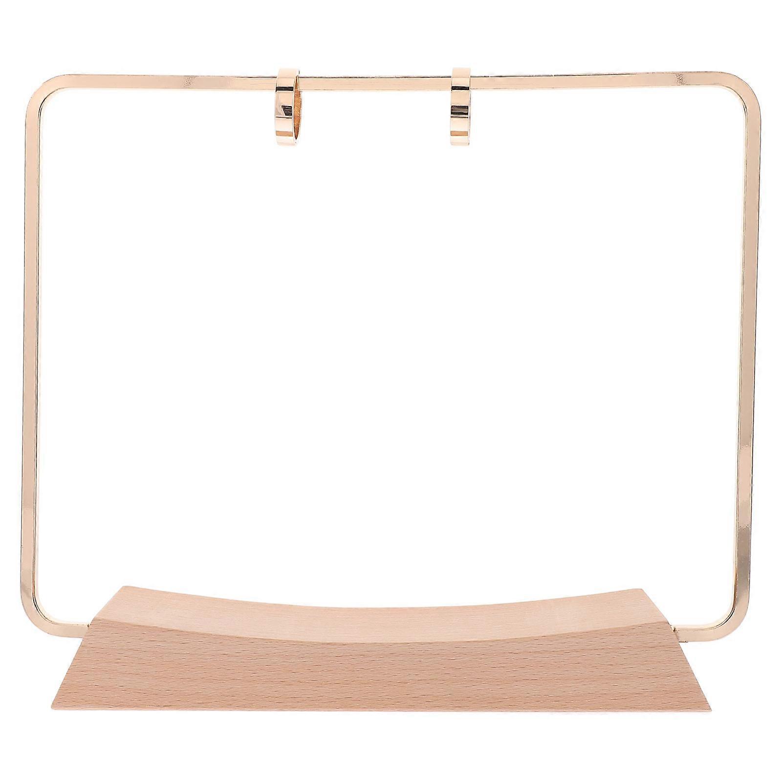 Classic Desk Calendar Rack Stand With Metal Frame For Office Desk Organization 1 Set