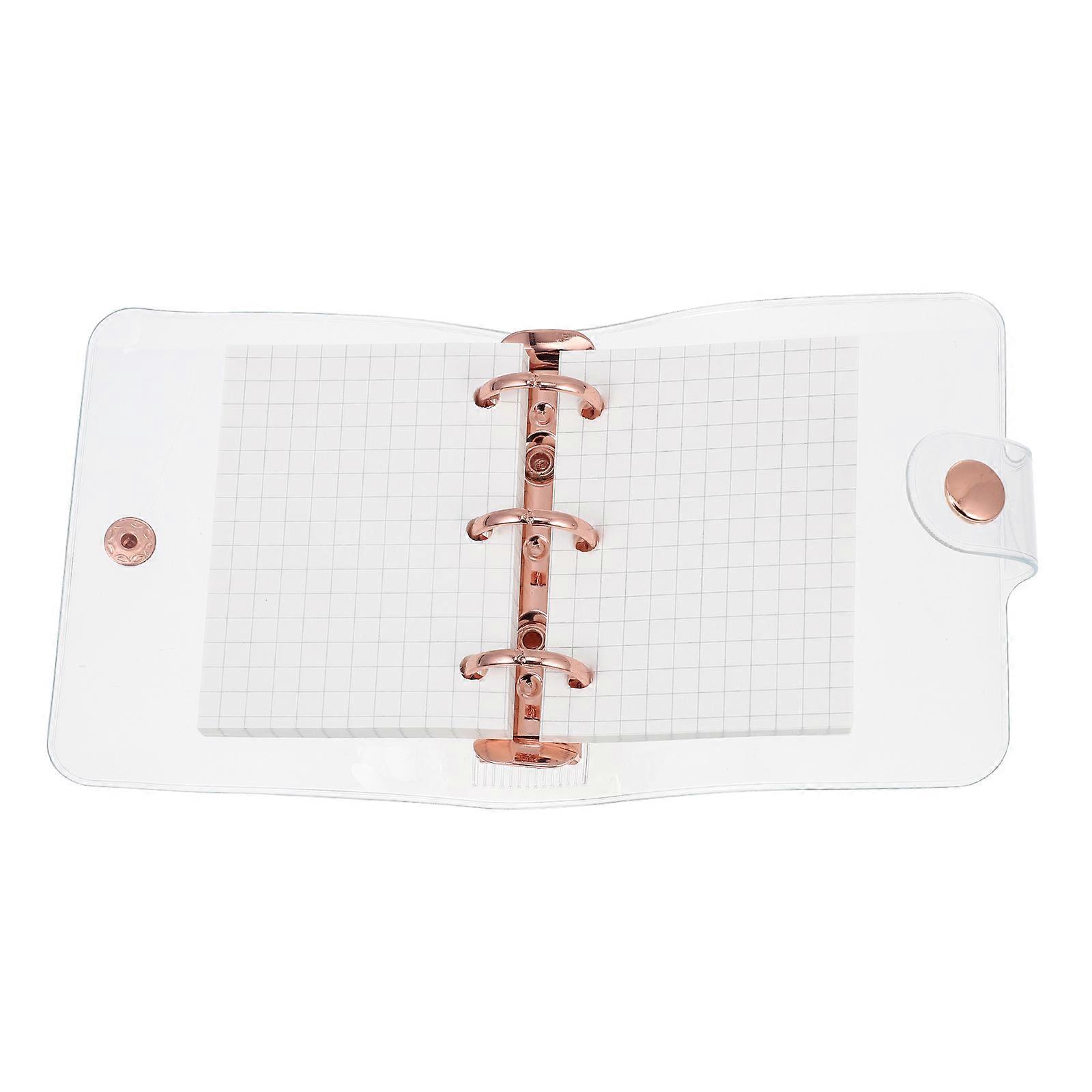 Stylish Mini Pocket Binder Notebook with Storage Bags – Decorative Scrapbook & Loose Leaf Notepad for Students, Friends & Classmates