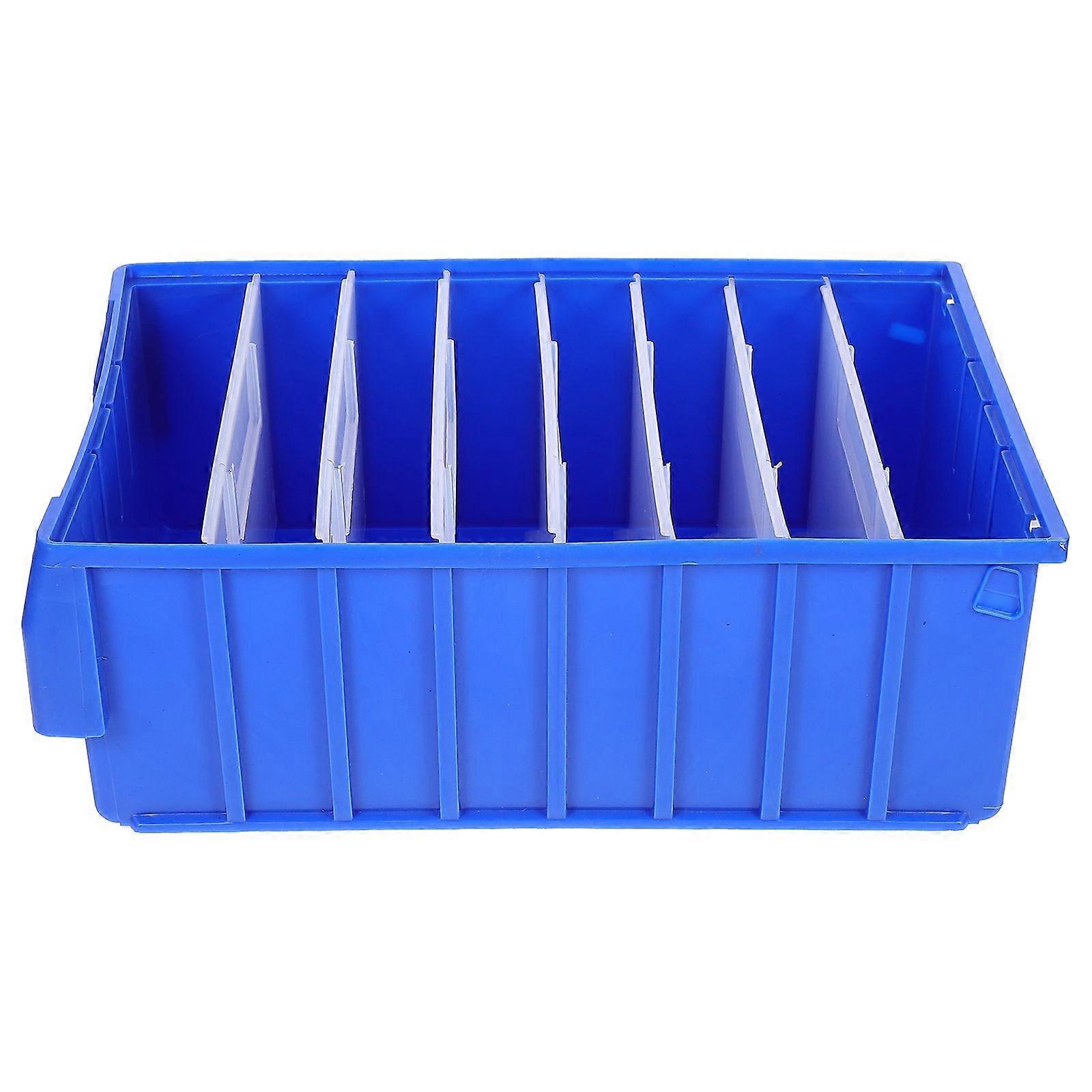 Divided Storage Case With Removable Partition For Small Items Management In Warehouse And Set