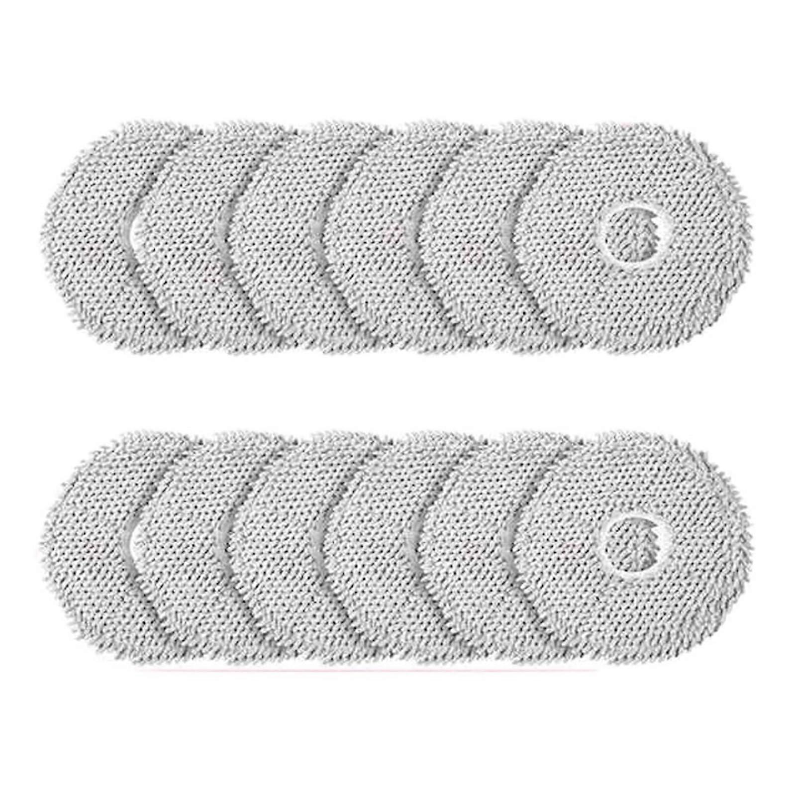 Robot Vacuum Cleaner Microfiber Mop Pads Replacement Set Compatible with Traum 12PCS