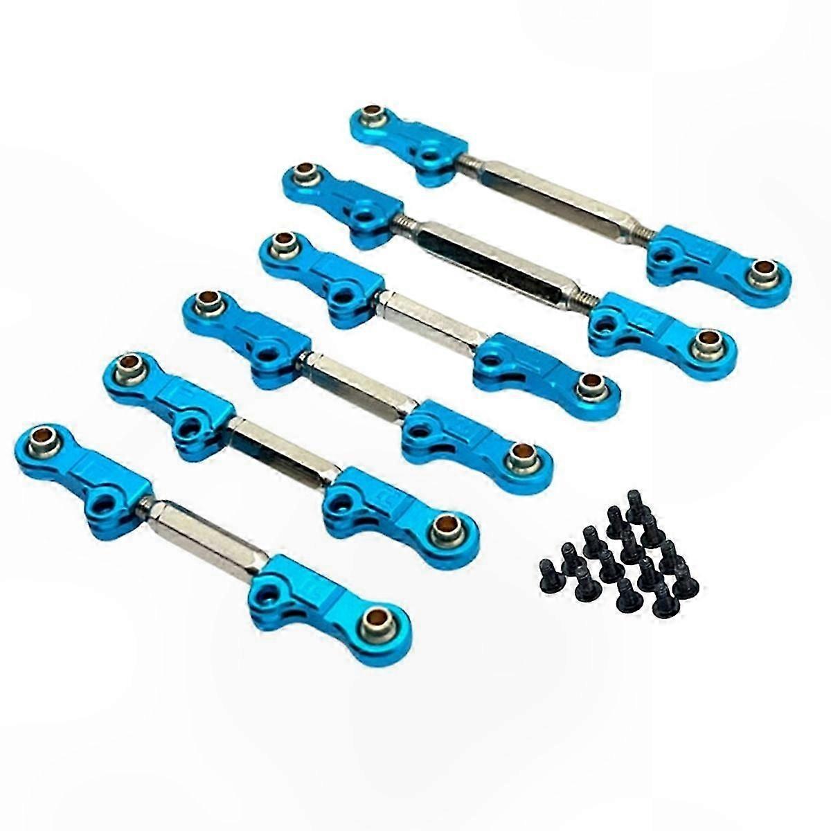 Blue Pull Rod Adjustment Kit for RC Car Upgrades