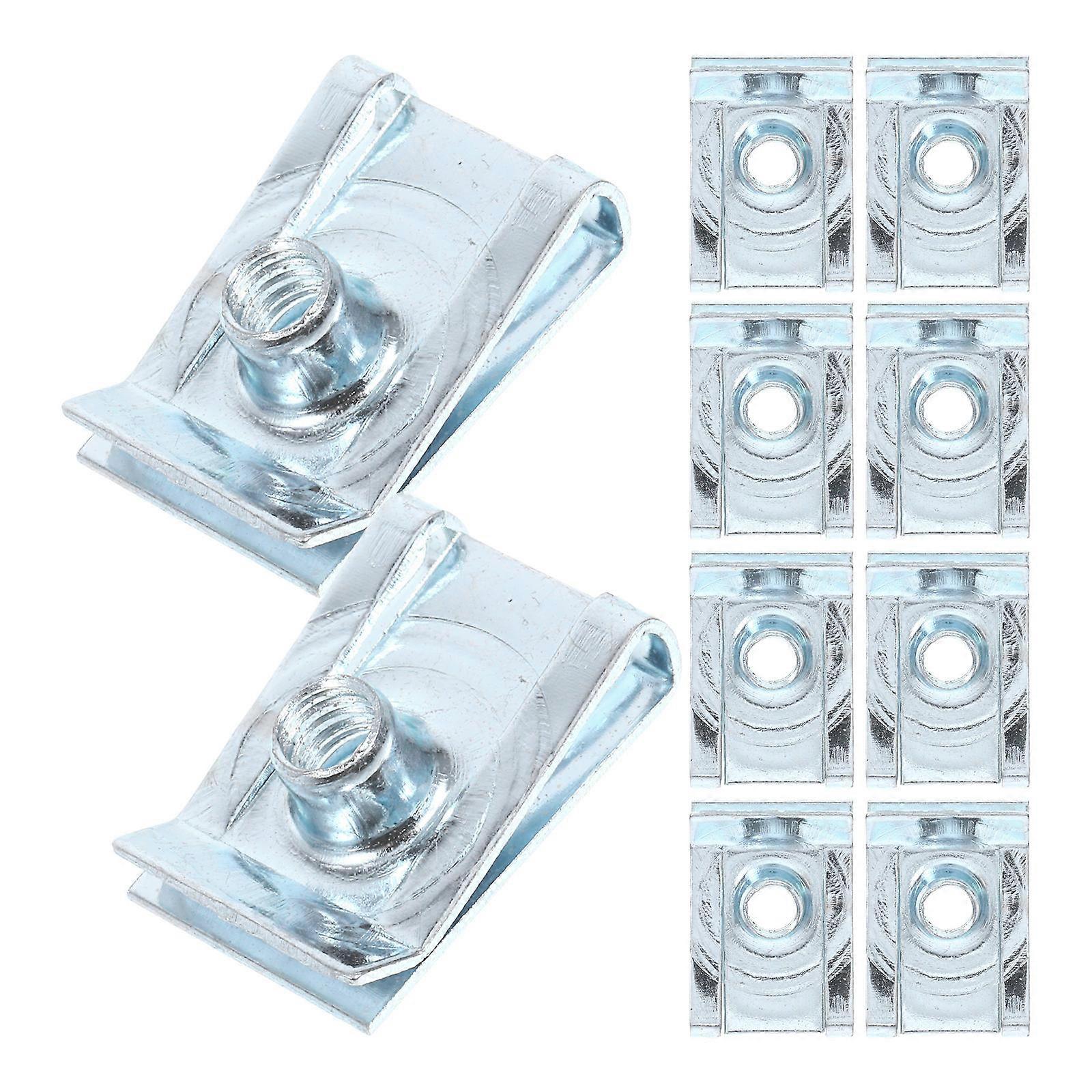 Motorcycle Fairing Fasteners M5 U Clips with High Strength Manganese Steel for Securing Wires and