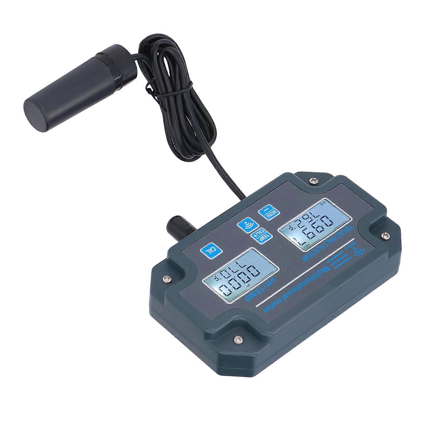 PHW3988 Multiparameter Water Quality Tester APP Remote Control PH EC TDS SALT S.G Temperature Meter Online Monitor