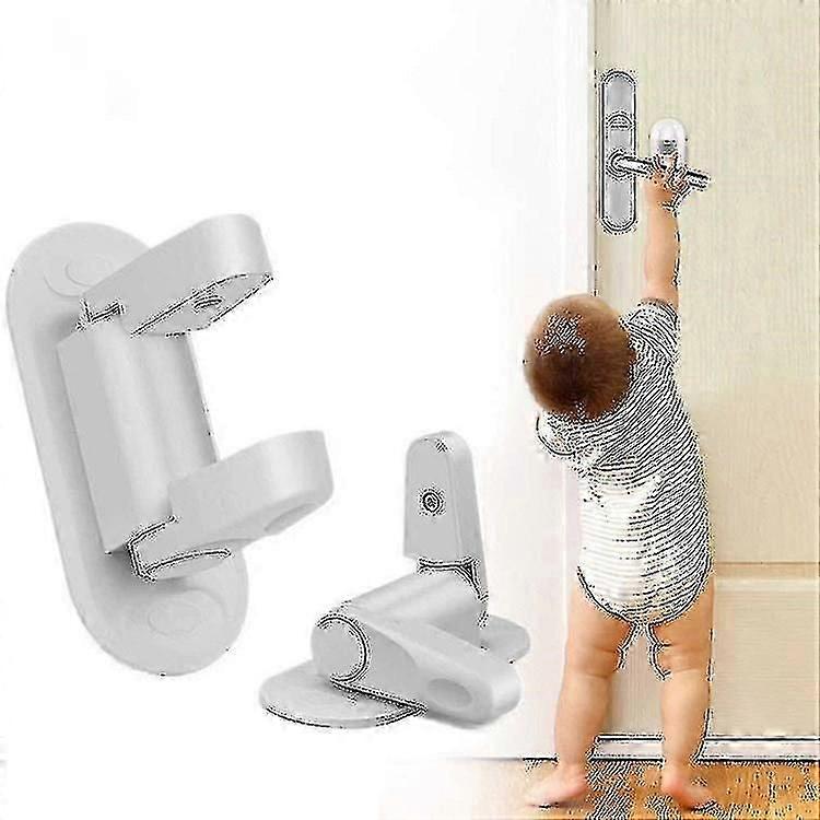 2 Pack Door Lever Lock Safety Handle