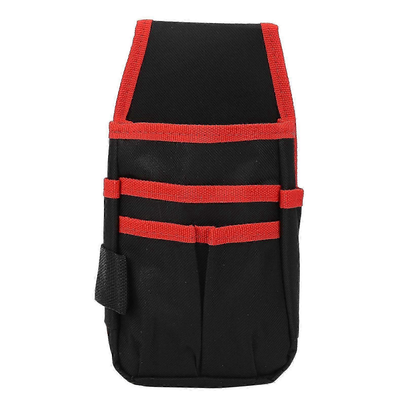 Multi-Functional Hardware Tool Bag & Organizer Pouch - Red Storage Container for Tools, Accessories & DIY Projects