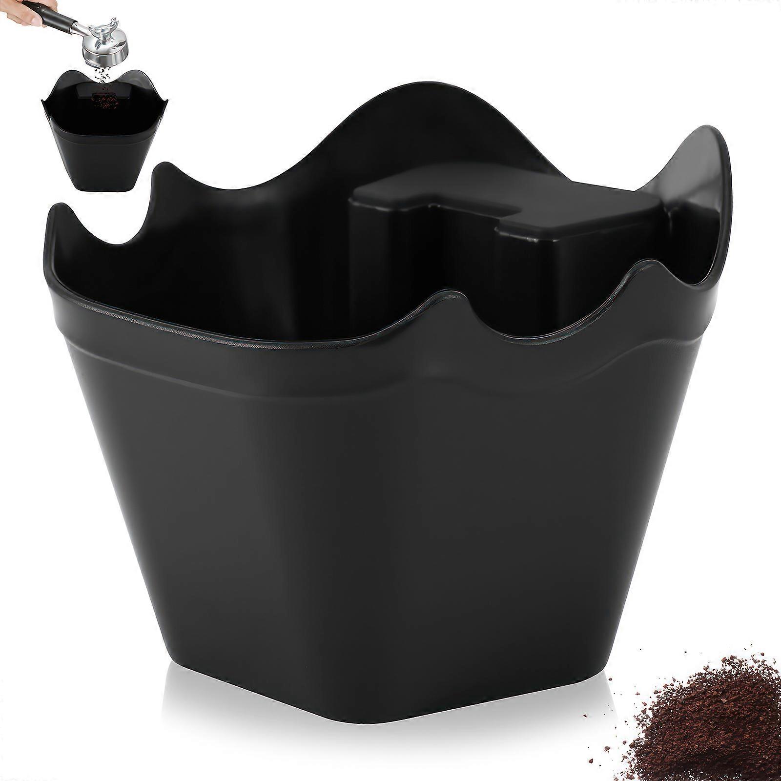 Multi-functional Coffee Grounds Knock Box Black