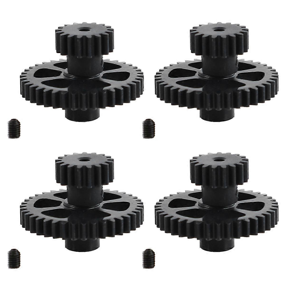 4X Upgrade Part Metal Reduction Gear + Motor Gear Spare Parts for A949 A959 A969 A979 RC Car Remote