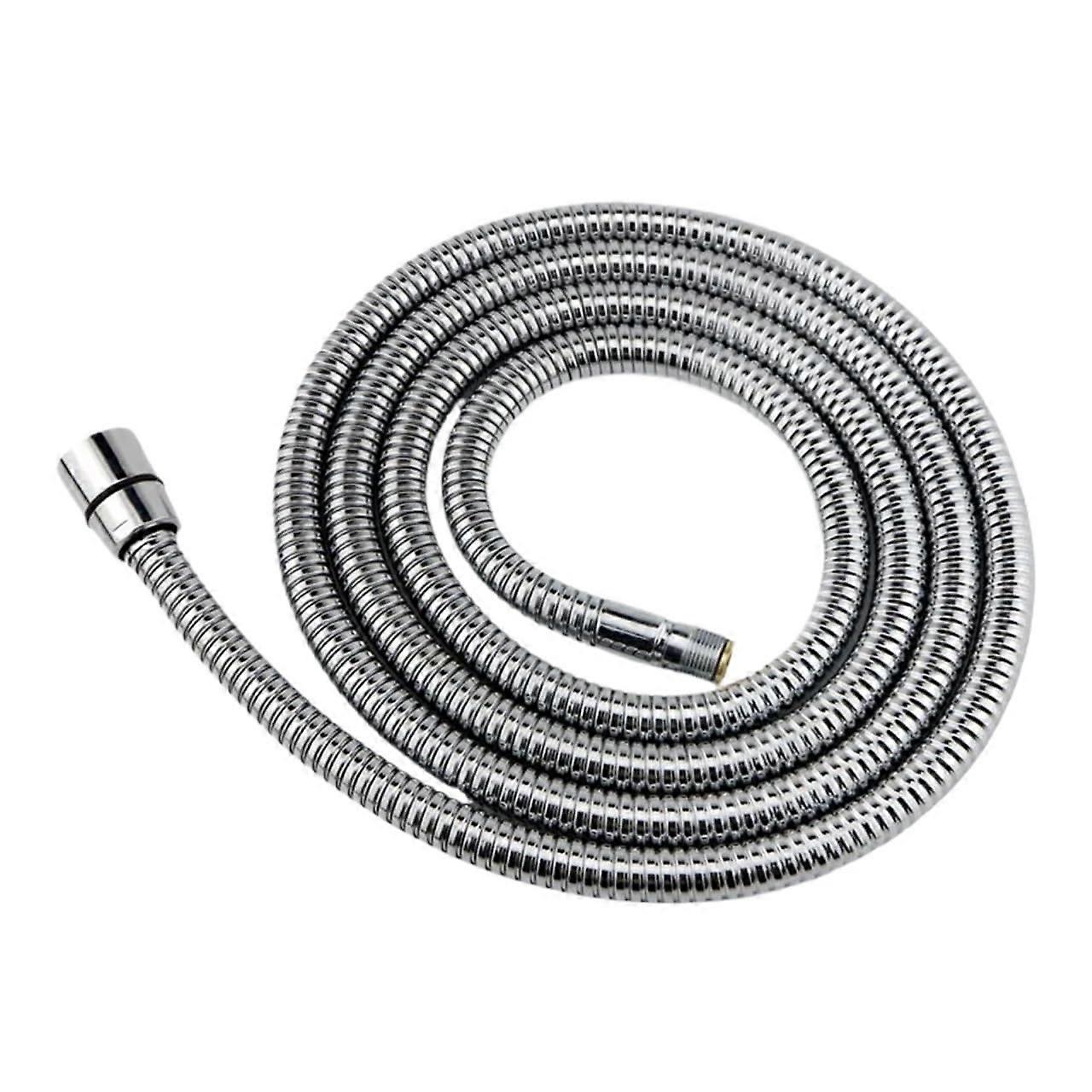 Pullout faucet hose, G1/2 inch, 304 stainless steel, M15x1mm, 150cm, silver