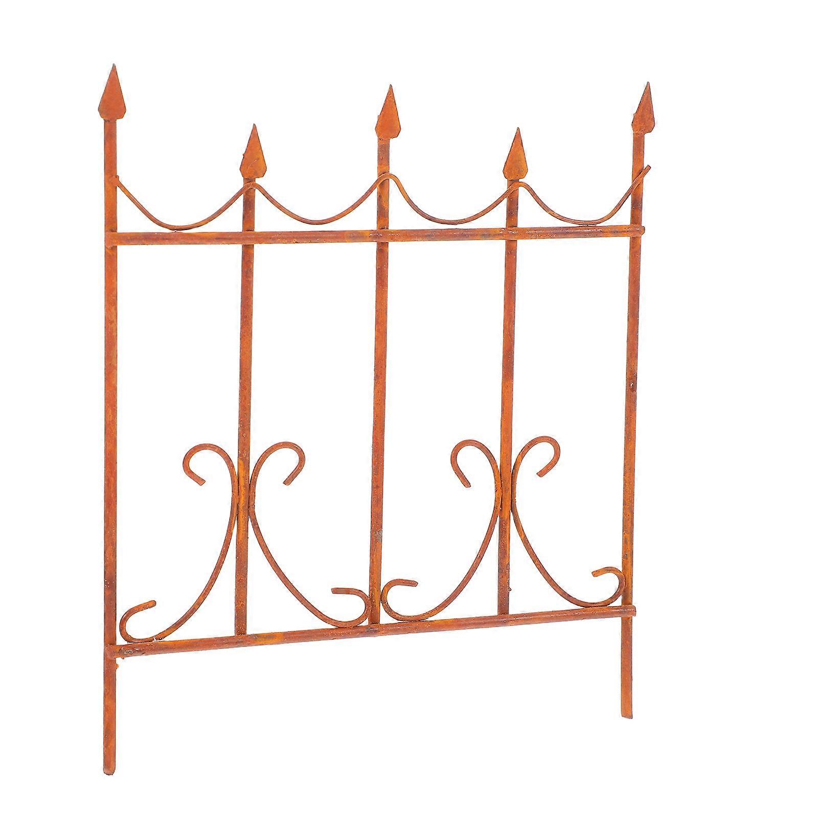 Compact Design Mini Fence Dollhouse Accessory for Creating a Charming Garden Atmosphere in Courtyard and Balcony 1Set