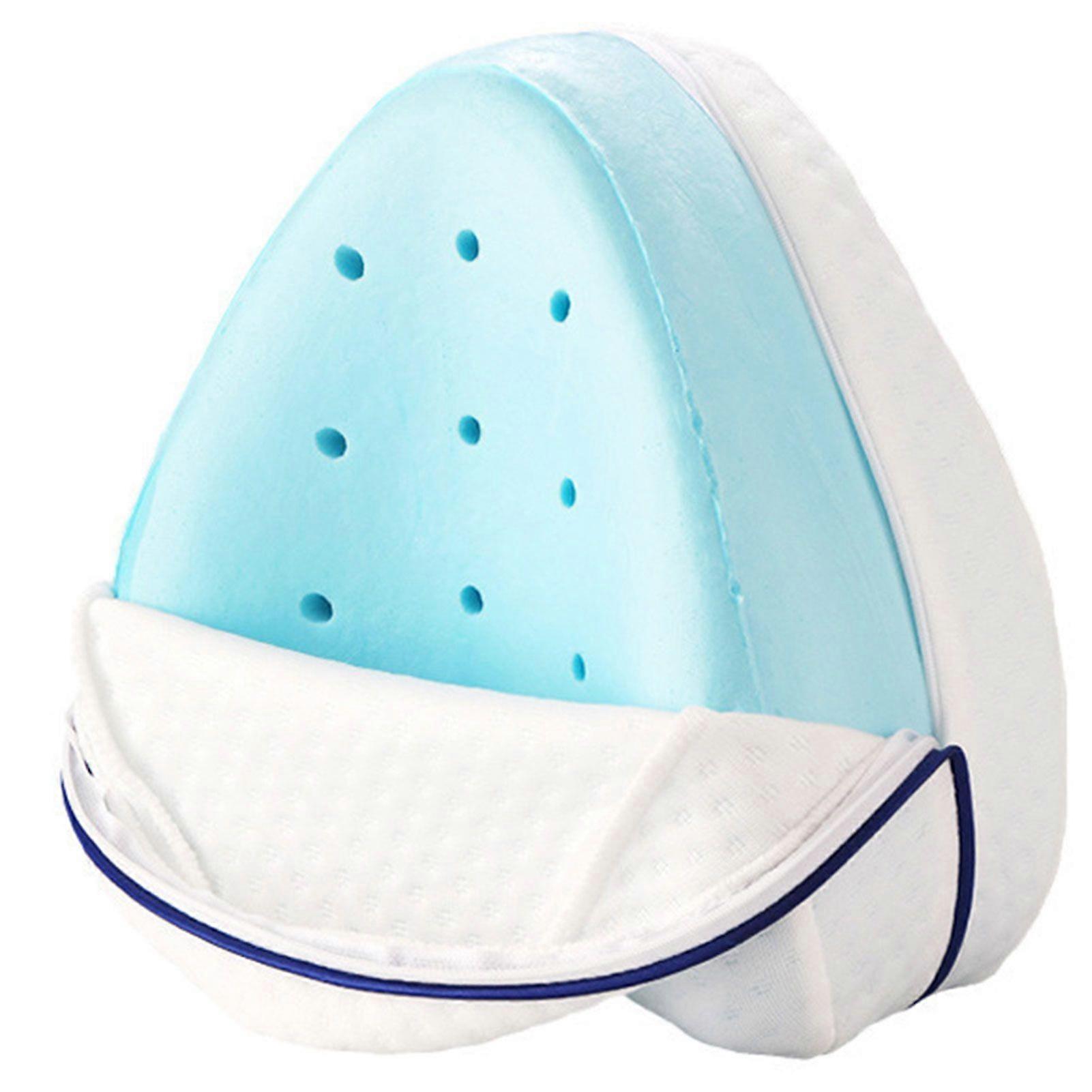 Heart-Shaped Memory Foam Leg Support Pillow for Side Sleepers - Soft Cushion for Back Pain, Sciatica Relief, and Hip Support with Washable Cover