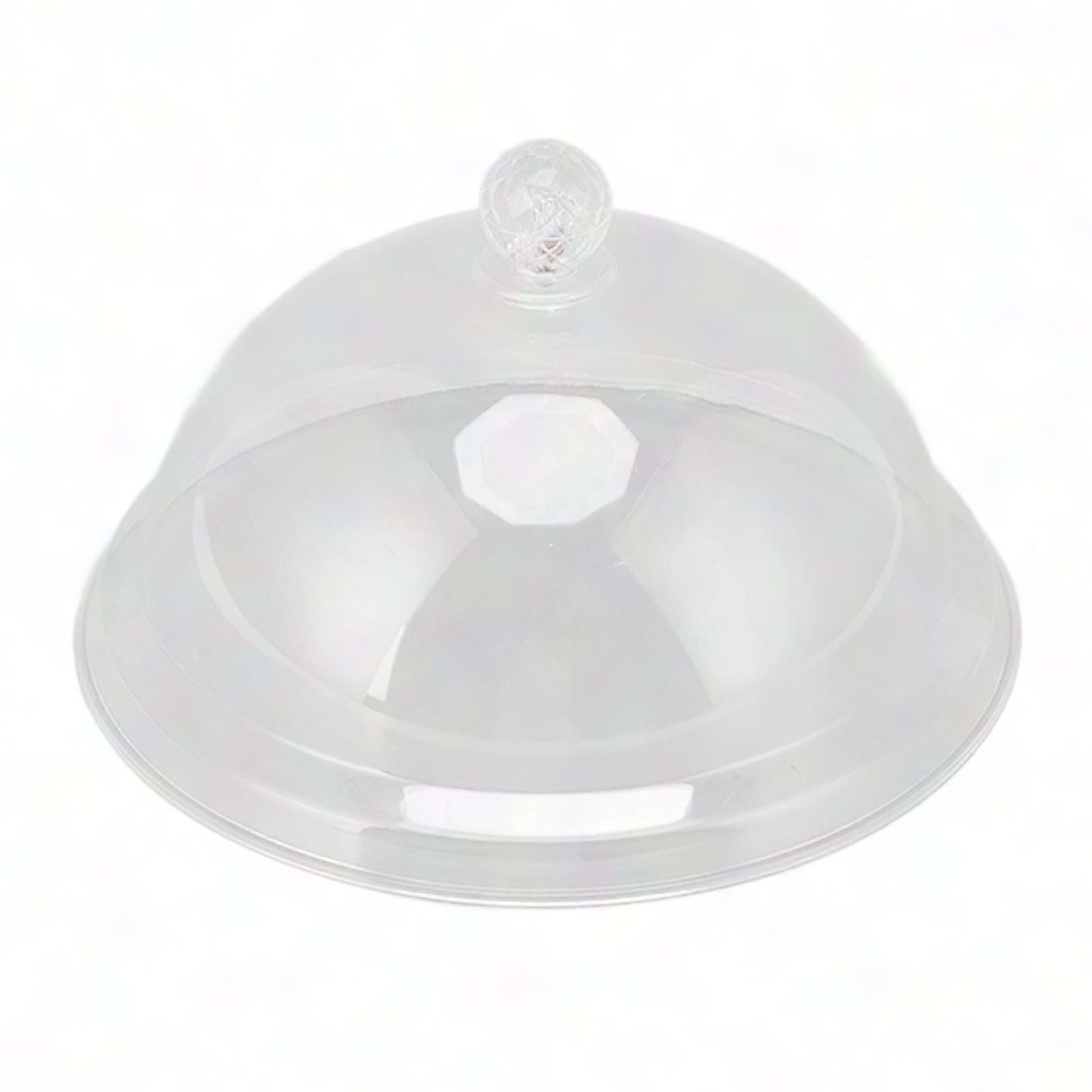 Acrylic Food Cover Transparent Thickened Fall-Resistant Dustproof with Handle 21cm
