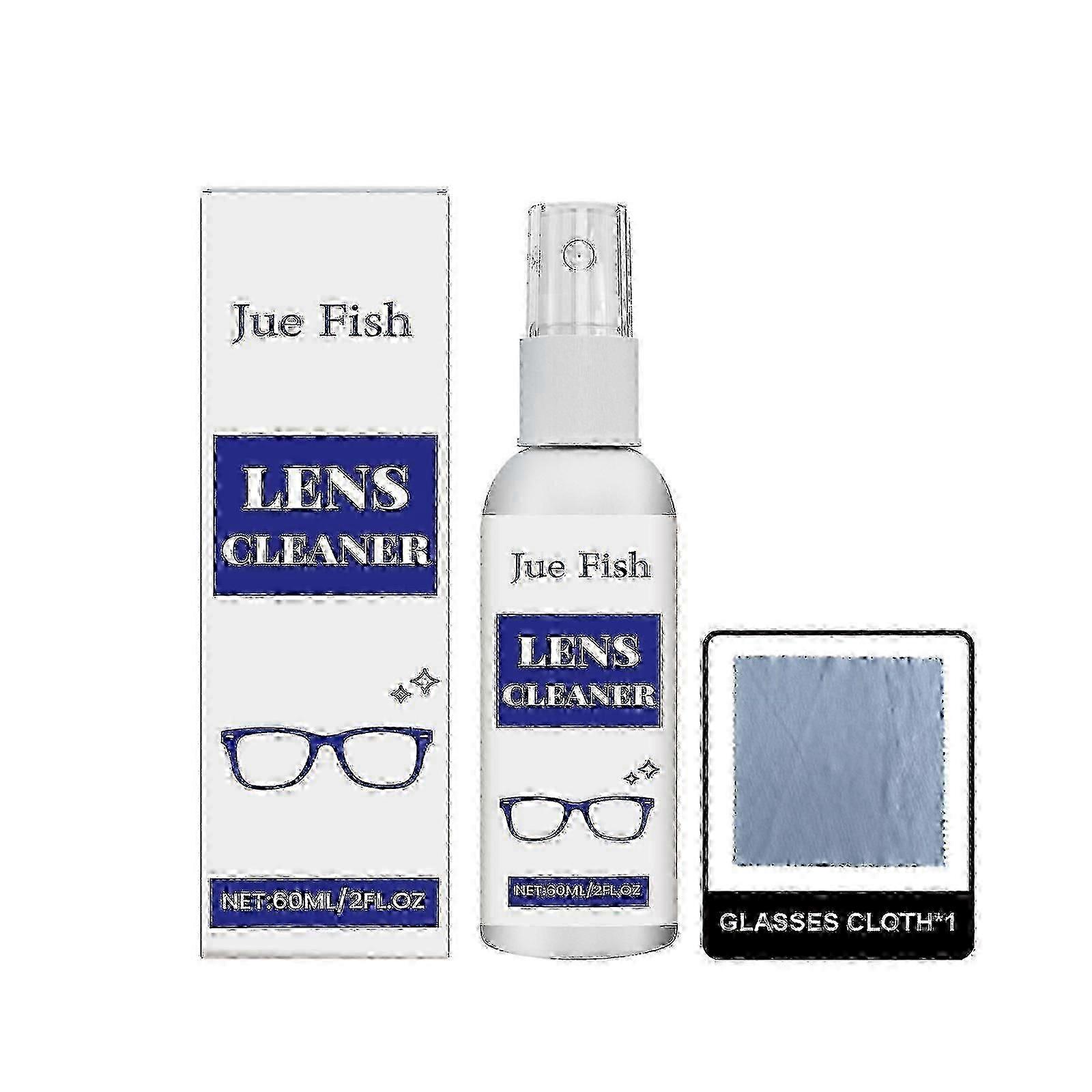 Spray nettoyant pour lunettes Nettoie et entretient les verres avec un spray nettoyant portable anti-buée et Clear Vision