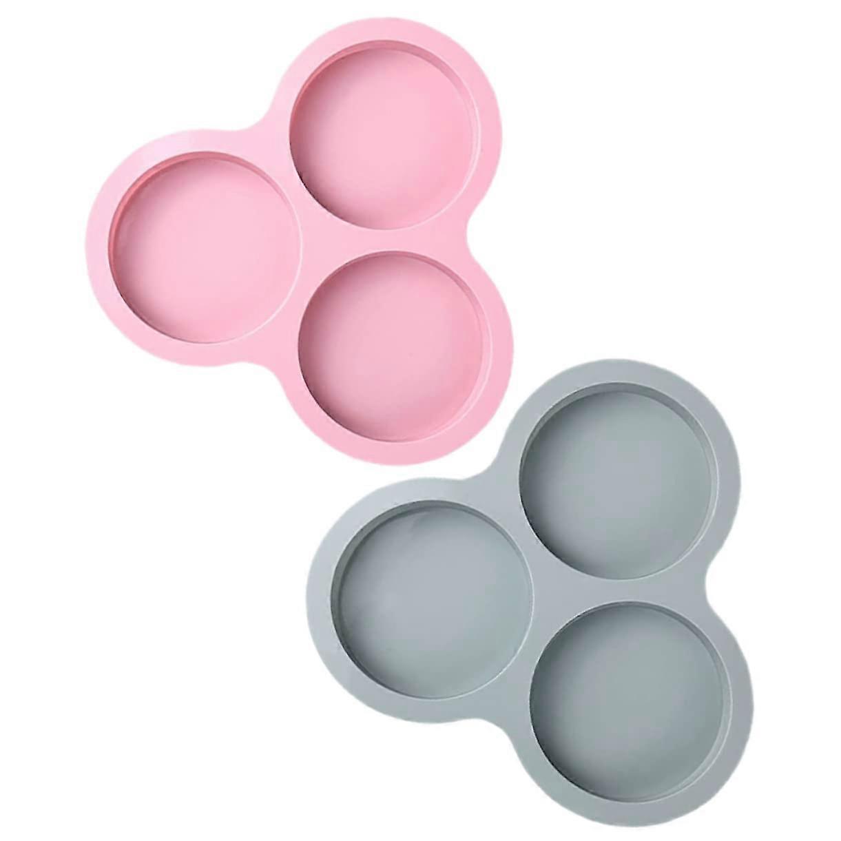 2 x silicone cake molds, nonstick muffin baking molds, durable and easy to clean