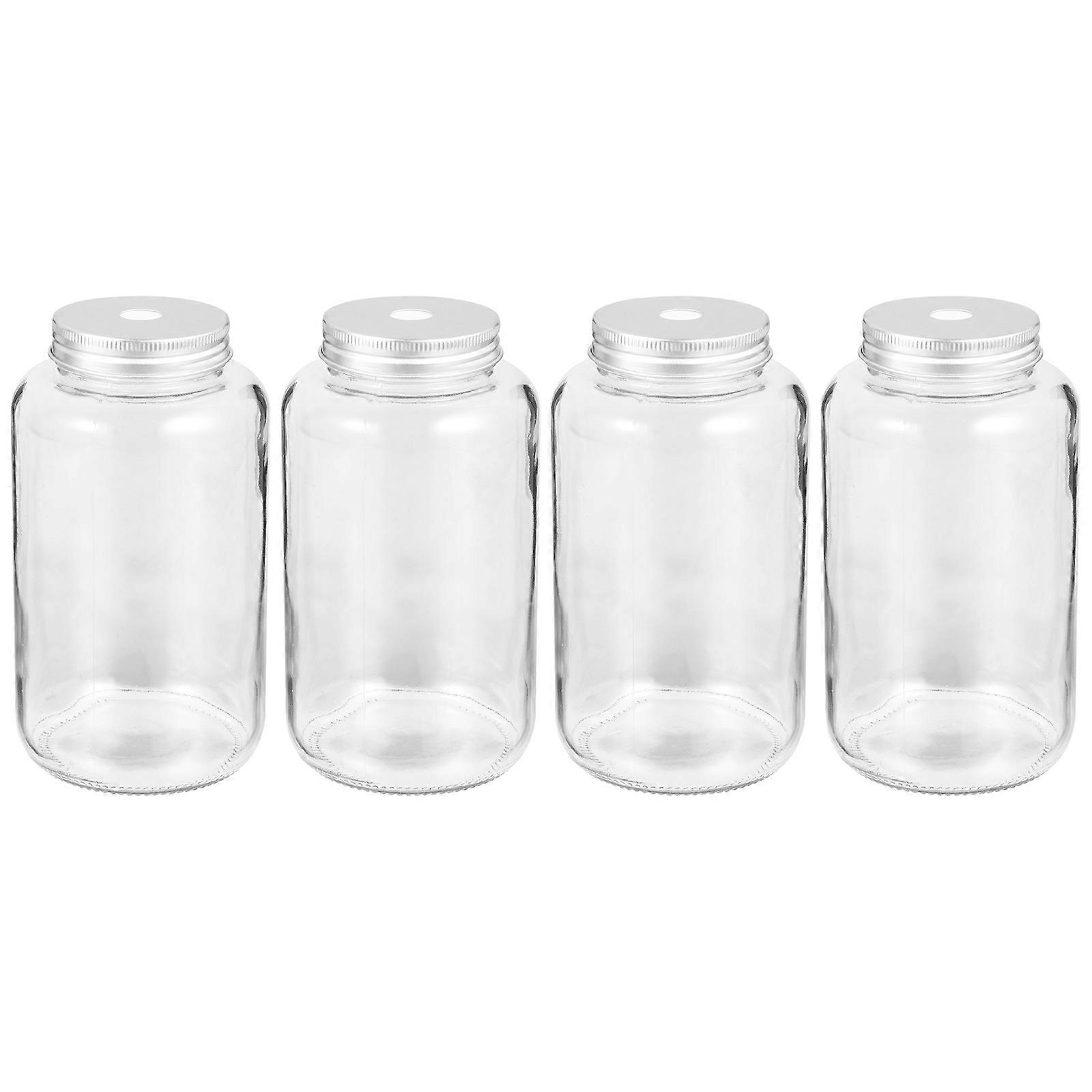 Milk Tea Glass 500ML Crafted For Home Use Including Transparent Construction And Material 4Set
