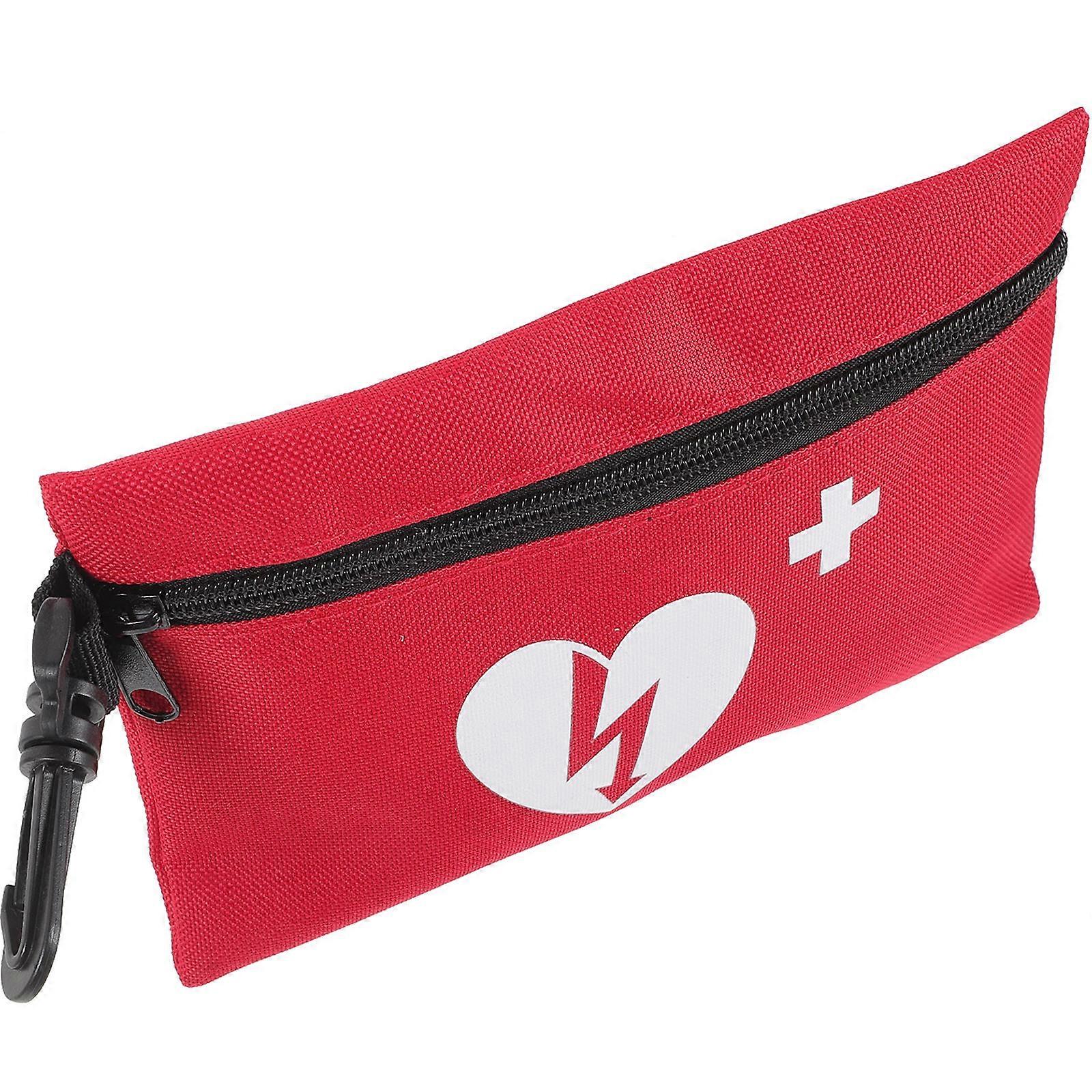 Lightweight Portable Medicine Bag for Camping, Hiking, Travel – Zippered Cloth Organizer for Emergency Supplies & Household Use – Random Color