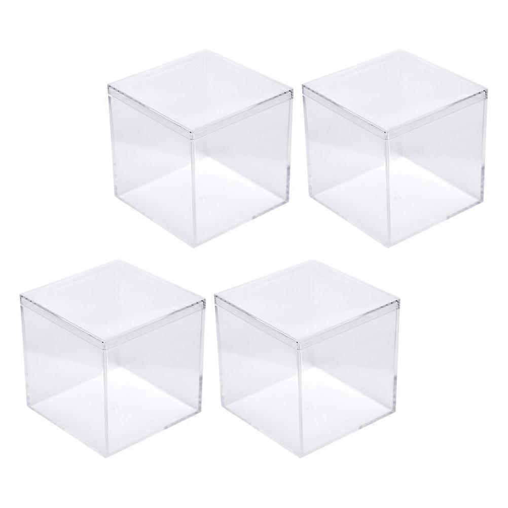 Transparent Plastic Gift Box for Party Favors and Candy Storage Made of Material