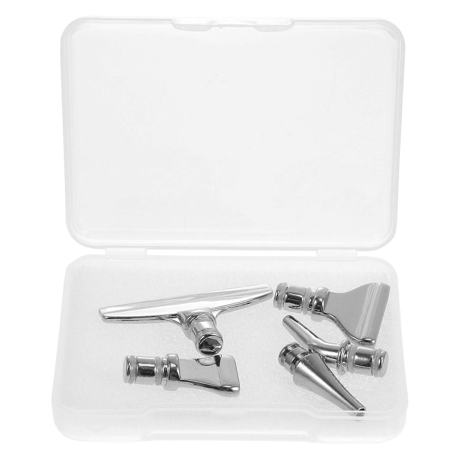 Stainless Steel Diamond Art Pen Tips with Rubber Rings for DIY Nail Art, Cross Stitch, and Craft Projects