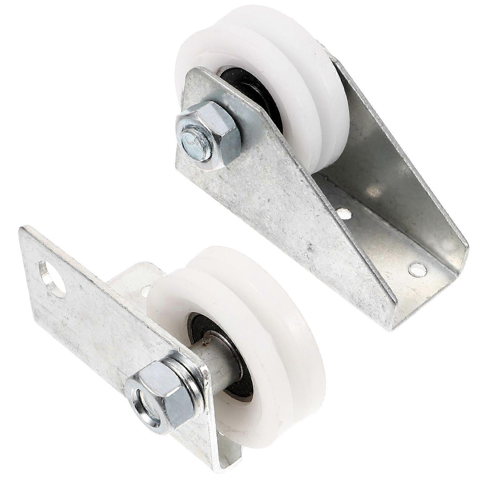 2pcs Cabinet Sliding Door Rollers Closet Door Wheel Replacement Hardware for Smooth Silent Operation