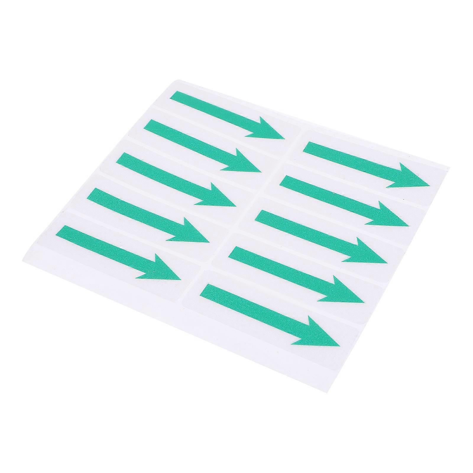 Sticker for Floor Instructions Removable Adhesive PVC Warning Sign 10pcs