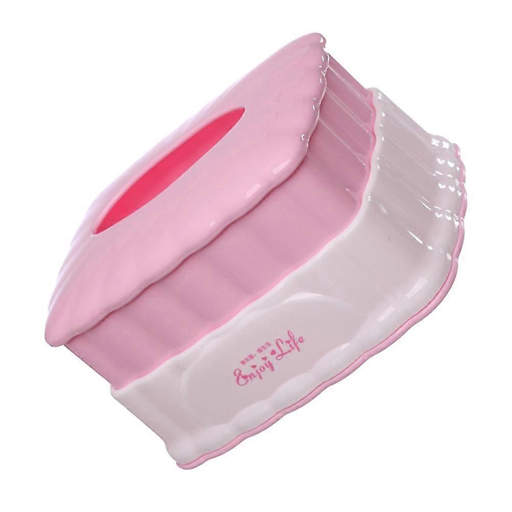 1pc Tissue Box Household Lift Storage Holder Paper Towel Container