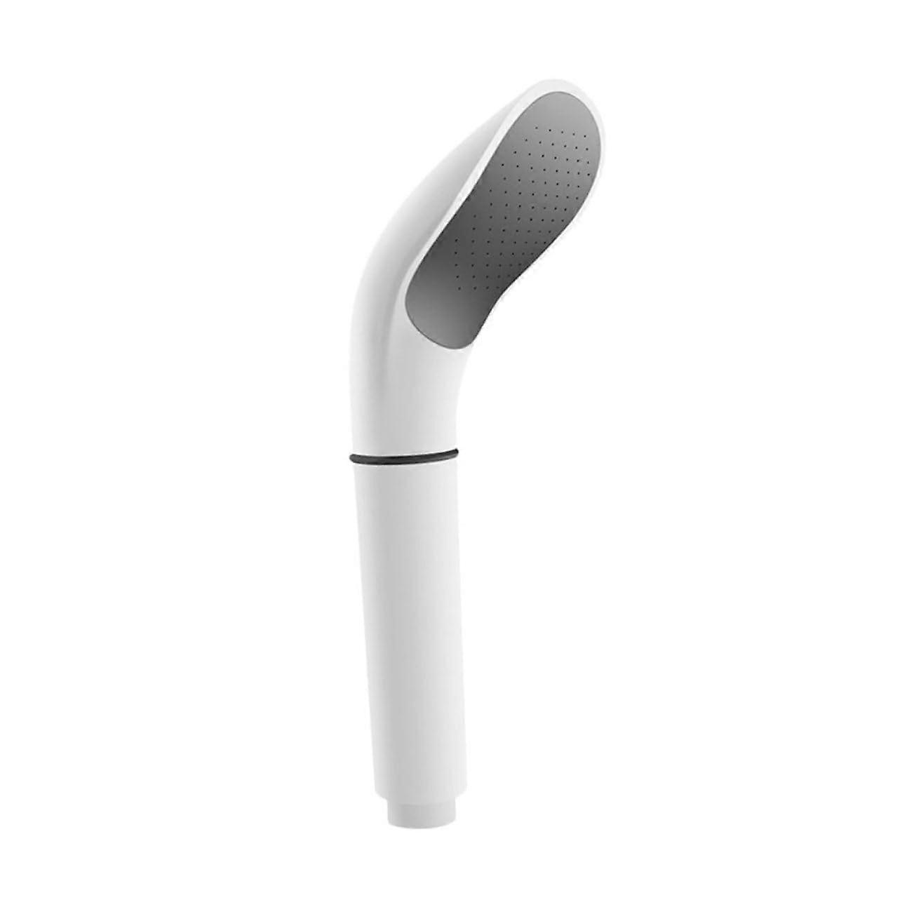 Handheld Shower Head Robust Anti-Block Function Removable Spray Head White For Comfortable Bathroom Use