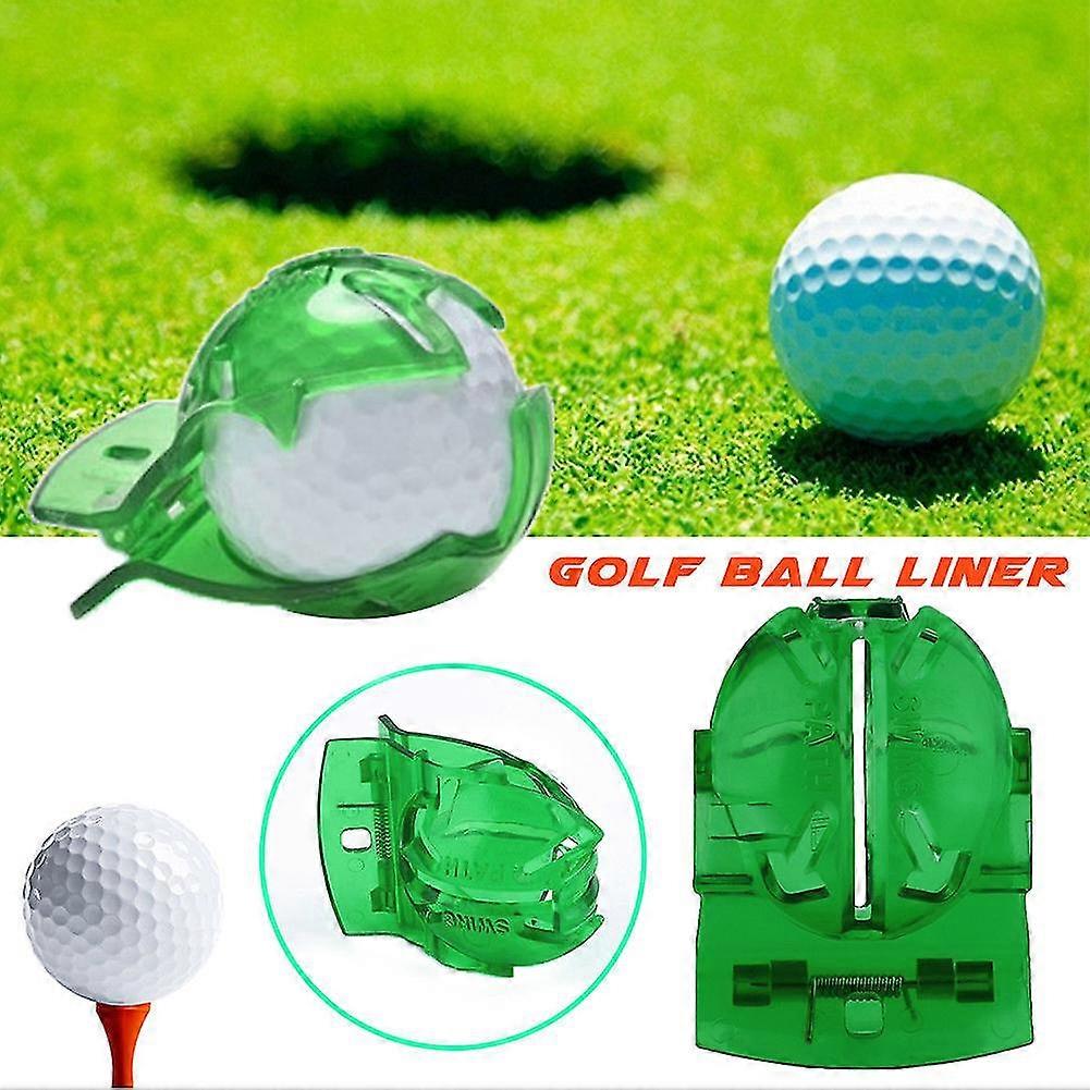 2025 Golf Ball Line Clip Marker Plastic Template Drawing Alignment Marks Putting Tool