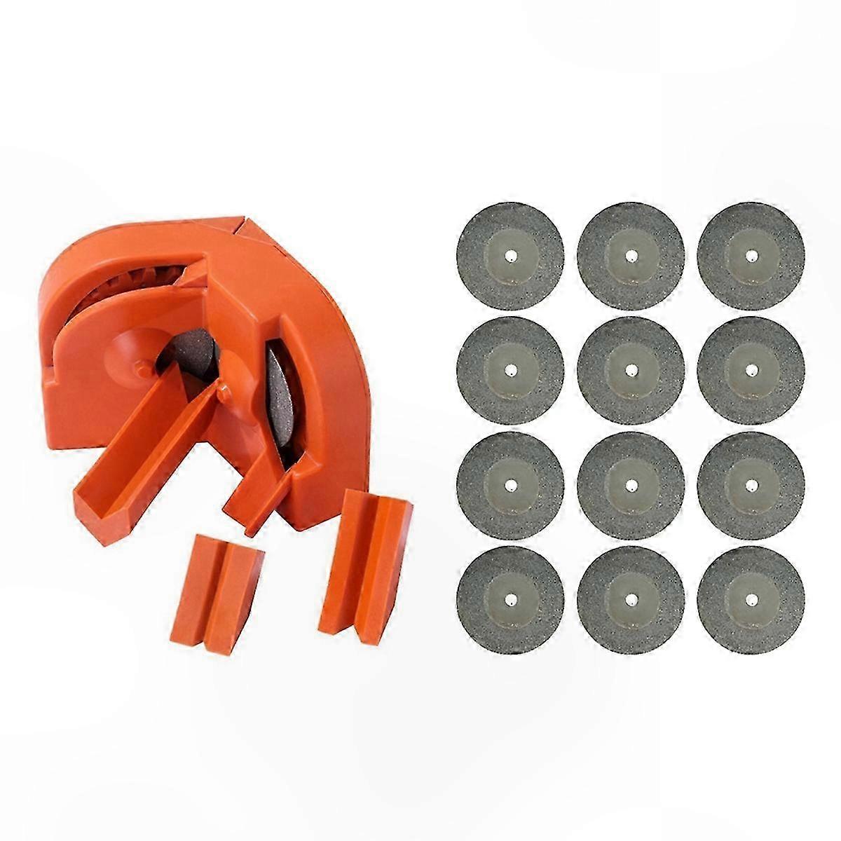 Universal Drill Bit Sharpener with 12 Grinding Wheels for Versatile Tool Maintenance