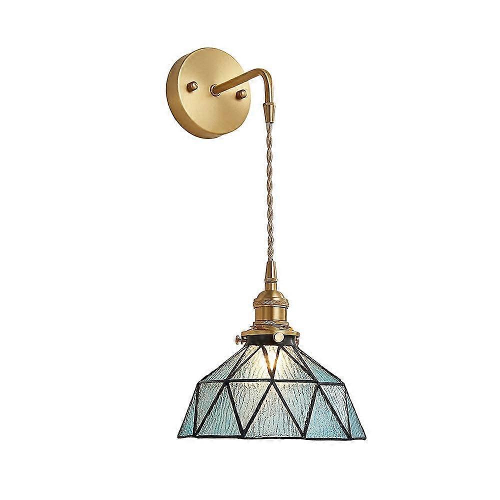 Lamp with stylish glass lampshade indoor lamp with 59inch cable