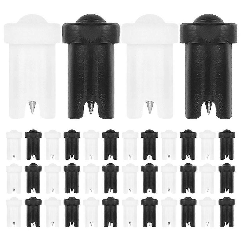 60pcs Lash Extension Glue Bottle Anti-blocking Needles Glue Bottle Pins Replacements Eyelash Glue Bottle Tips Glue Bottle Nozzle Needles Eyelash Glue